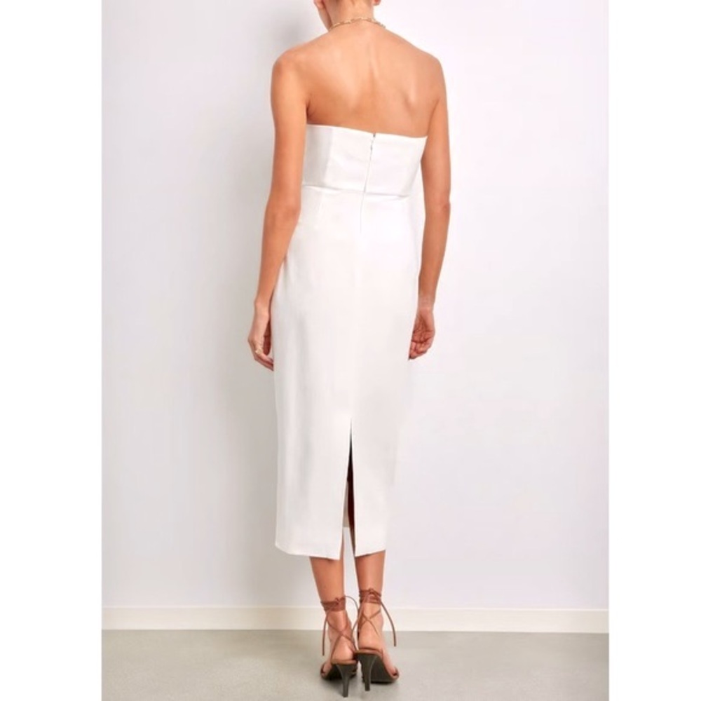 πΊπHPππΊ NWT Mara Hoffman Isla Midi Dress White - Picture 16 of 16